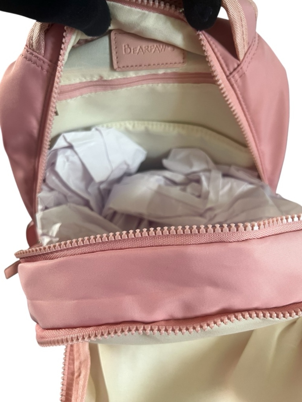 BearPaw Pink Bungee Backpack - Picture 10 of 16